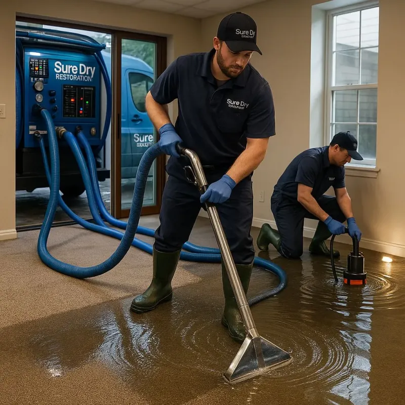 Water Extraction and Removal process in San Martin, CA
